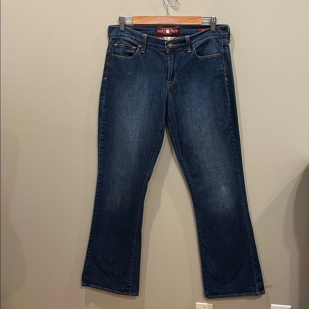 Lucky Brand Sofia Boot Blue Denim Jeans
